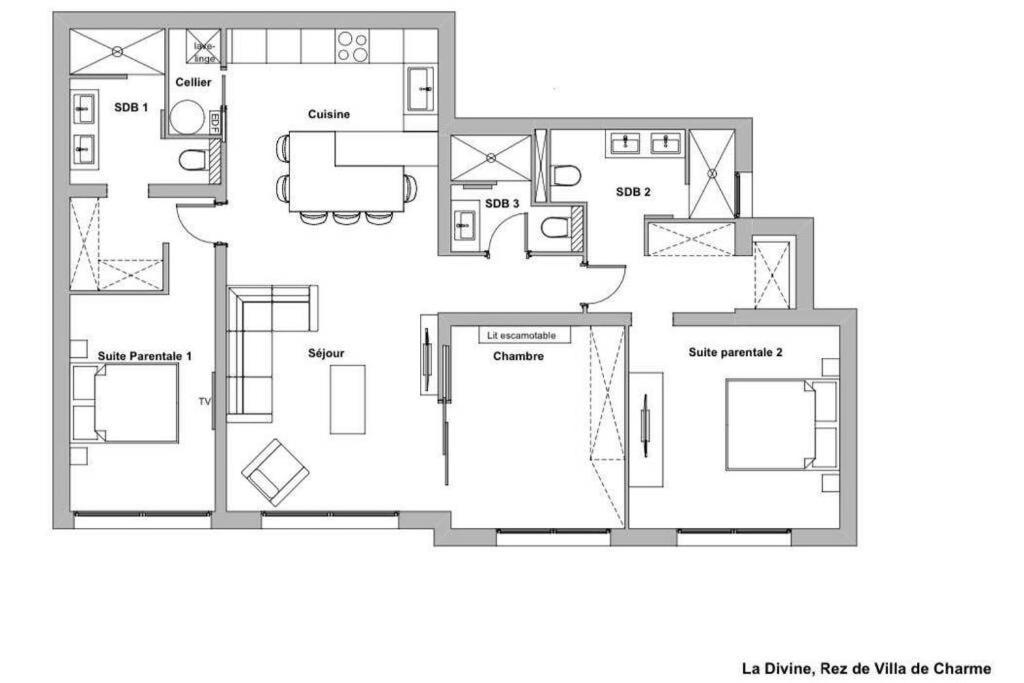 Rez De Villa De Charme-Piscine-3 Chambres 6 Pers Saint-Raphaël Eksteriør billede